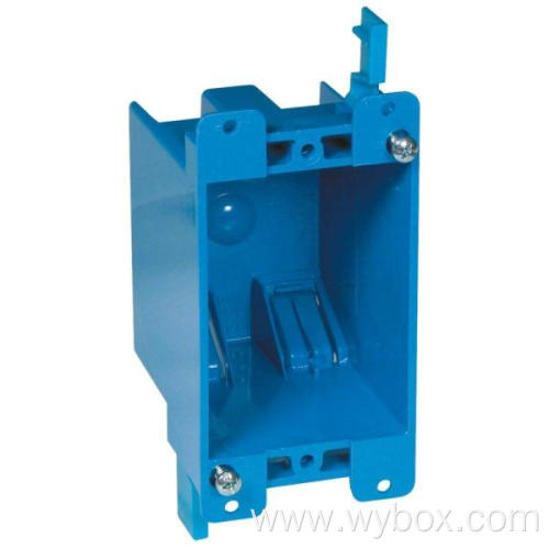cheap non-metallic indoor outdoor wall Electrical switch outlet box floor receptacle Junction boxes Super Blue PVC Box B114R